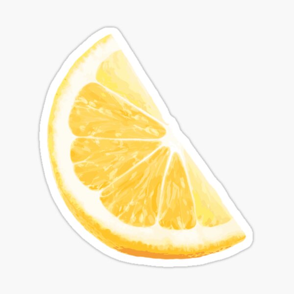 Citrus Zest: The Tangy Refreshment of a Summer Lemon Sticker