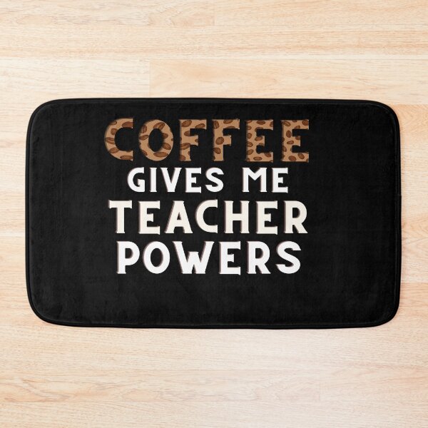 Item preview, Coffee Gives Me Teacher Powers,Back To School,Teacher Gift, Teacher Life designed and sold by ValleyDream.
