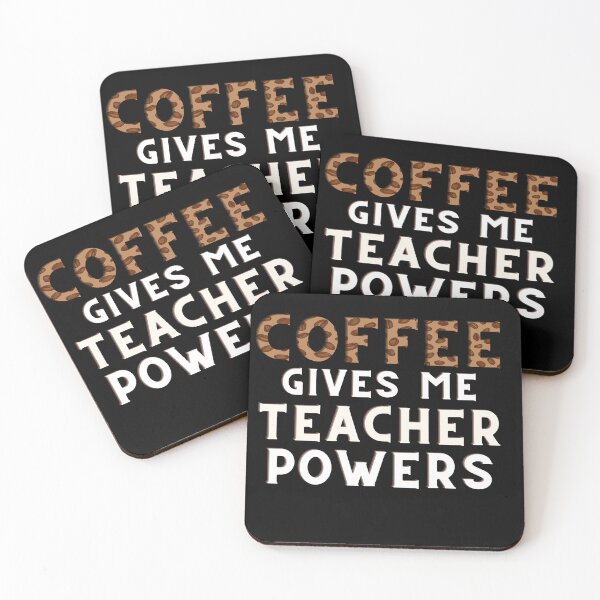 Item preview, Coffee Gives Me Teacher Powers,Back To School,Teacher Gift, Teacher Life designed and sold by ValleyDream.