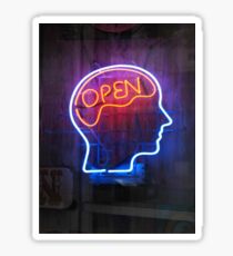 Open Minded Sticker