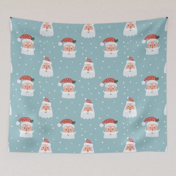 Item preview, Christmas Cute Santa Clause Seamless Pattern designed and sold by Gamicnum.