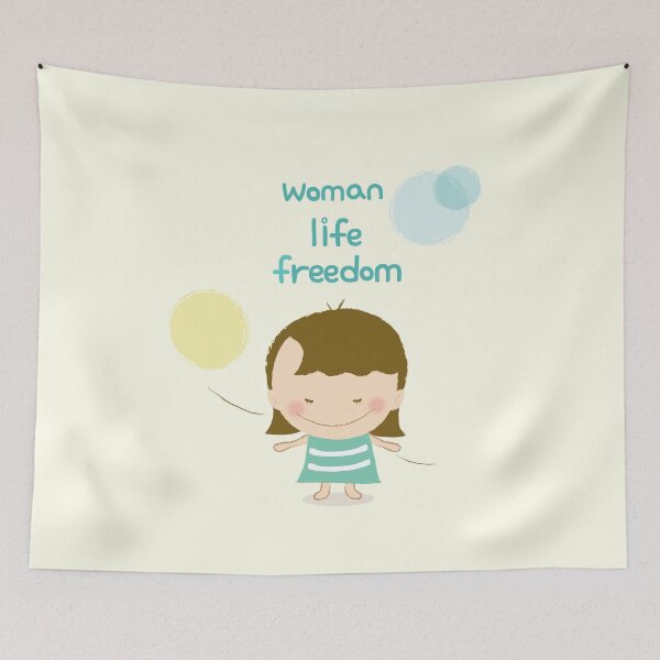 Item preview, woman life freedom designed and sold by mimiforest.