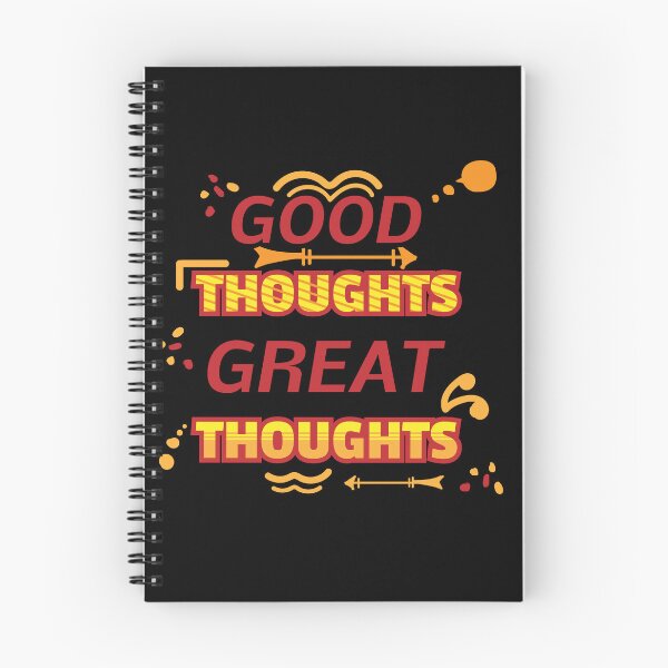 Item preview, Good thoughts great thoughts Yellow text art designed and sold by feel-free-store.