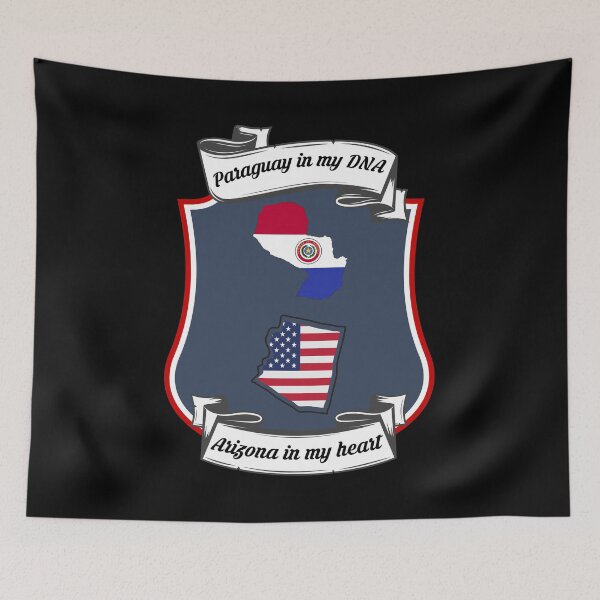 Item preview, Paraguay in my DNA, Arizona in my heart Heritage designed and sold by Tony ⭐⭐⭐⭐⭐.