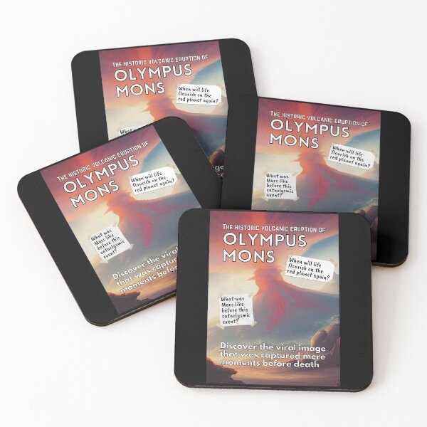 Item preview, The Historic Volcanic Eruption of Olympus Mons designed and sold by Caregiverology.