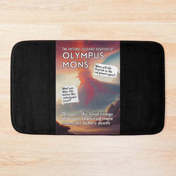 Item preview, The Historic Volcanic Eruption of Olympus Mons designed and sold by Caregiverology.