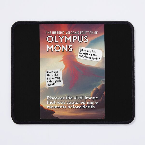 Item preview, The Historic Volcanic Eruption of Olympus Mons designed and sold by Caregiverology.