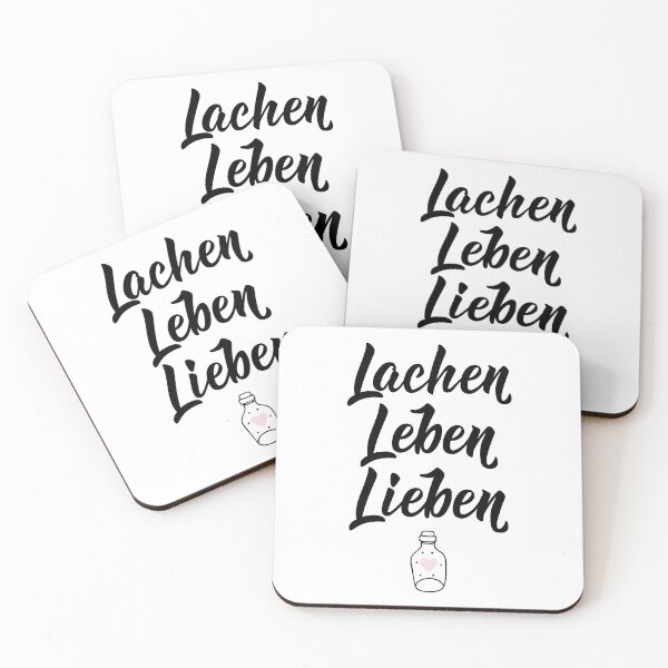 Item preview, Lachen, leben, lieben. German text: Laugh, live, love. designed and sold by pidzam4e.