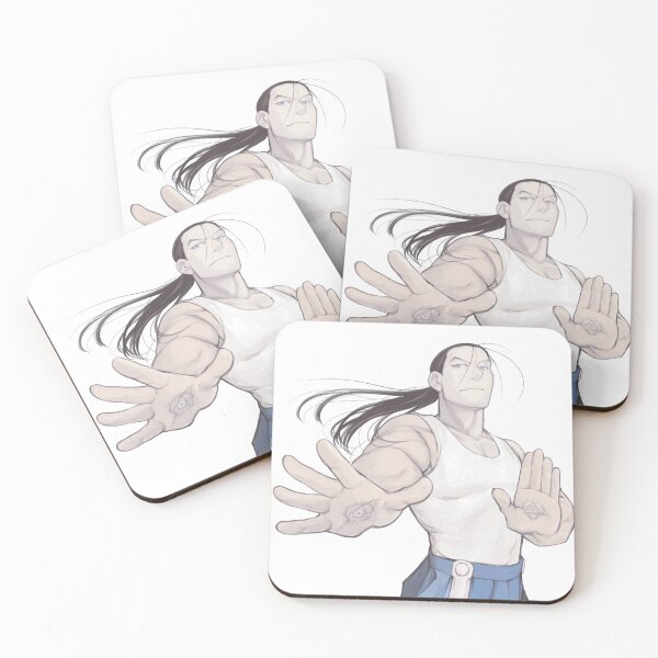 Item preview, Kimblee Manga Anime Red Lotus Sticker designed and sold by doodlingjay.