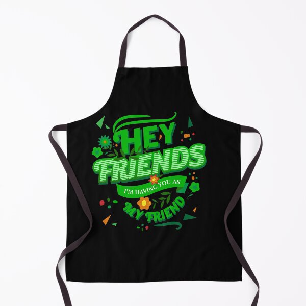 Item preview, Hey friends I am having you as my friend text art designed and sold by feel-free-store.