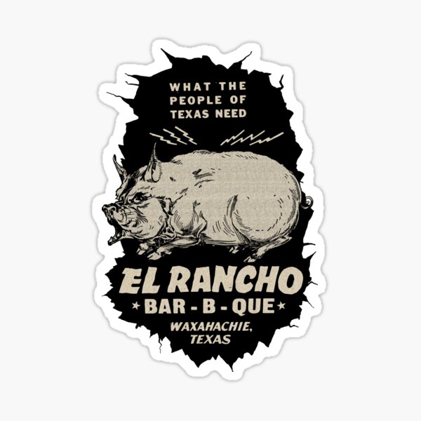 Item preview, Vintage Texas Barbeque designed and sold by Kujo Dangerous Vintage.