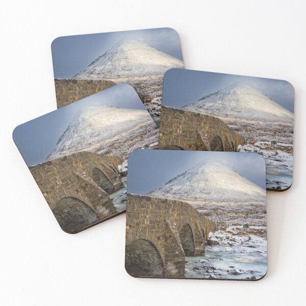 Item preview, The Old Bridge at Sligachan in Winter, Skye, Scotland. designed and sold by PhotosEcosse.