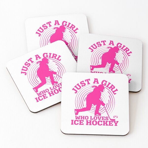 Item preview, Funny Hockey Girls Apparel Just A Girl Who Loves Ice Hockey designed and sold by rifatart.