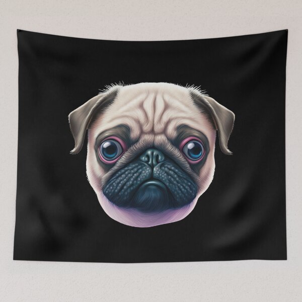Item preview, Cute pug designed and sold by AnimalArtPhotos.