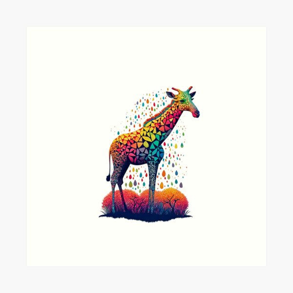 Item preview, Rainbow Giraffe designed and sold by Kollwitz.