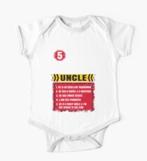 5 Things You Should Know About My Uncle Funny One Piece - Short Sleeve