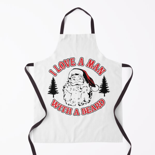Item preview, I Love A Man With A Beard Retro Santa Christmas Tree (Christmas Party Gift) designed and sold by i-longmanshop.