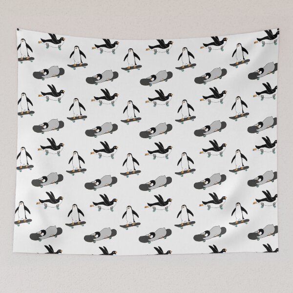 Item preview, Skating penguins designed and sold by Keitow.