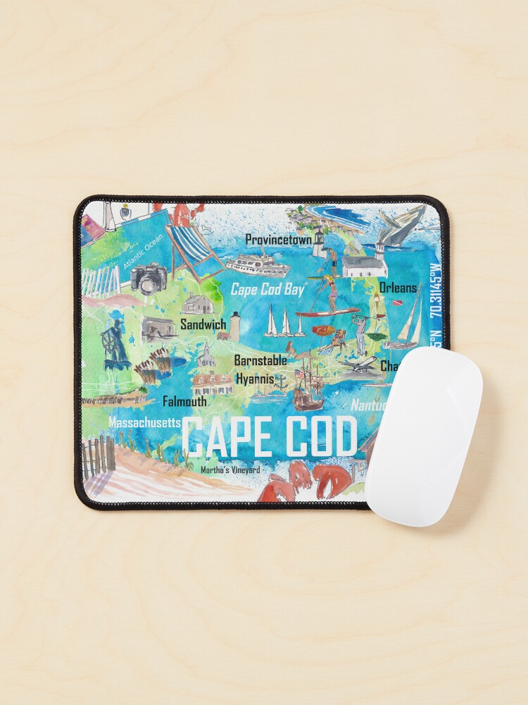 Cape Cod Illustrated Map