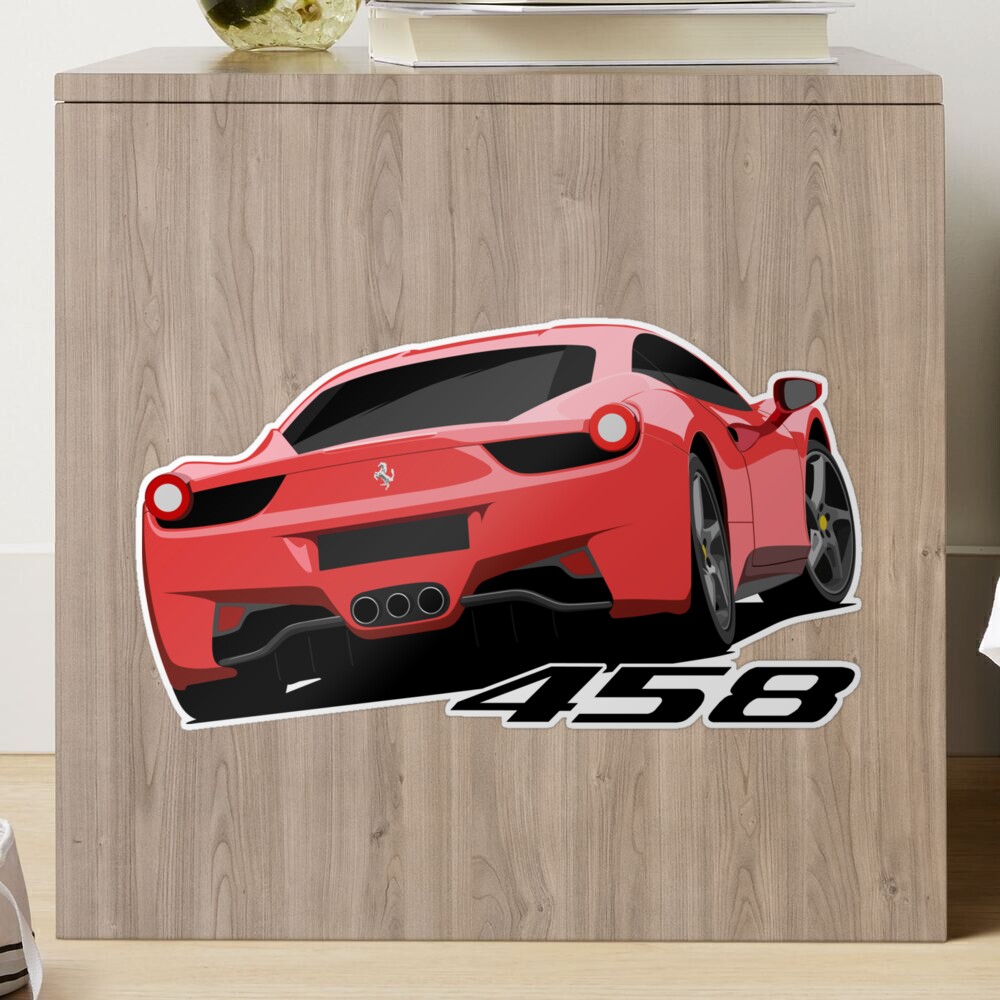 Sticker Ferrari 458 Italia - Adhésif 3M Pro / Oracal - GTStickers