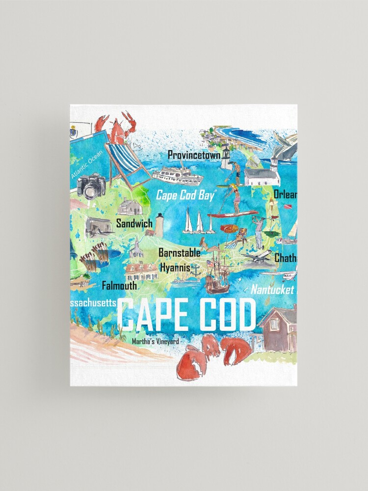 Cape Cod Illustrated Map