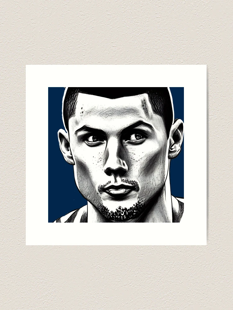 Christiano Ronaldo Drawing by Akash Bhisikar | Saatchi Art