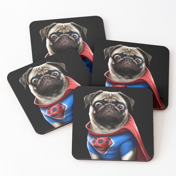 Item preview, Super pug designed and sold by AnimalArtPhotos.