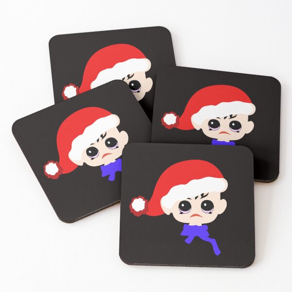 Item preview, Angry baby wearing a Christmas cap designed and sold by Right-Fit27.