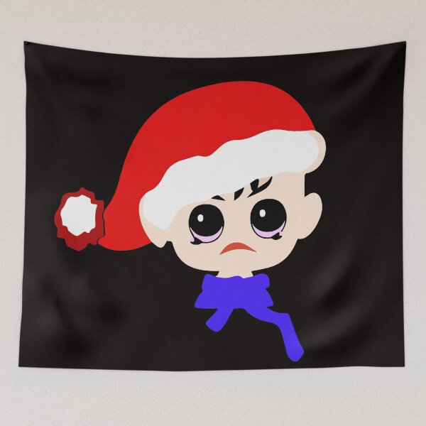 Item preview, Angry baby wearing a Christmas cap designed and sold by Right-Fit27.