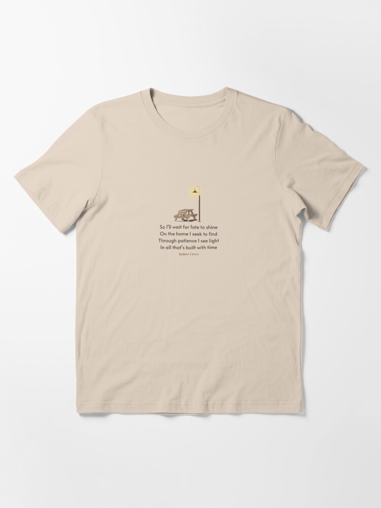 Patience Lyrics (by Hollow Coves) | Essential T-Shirt