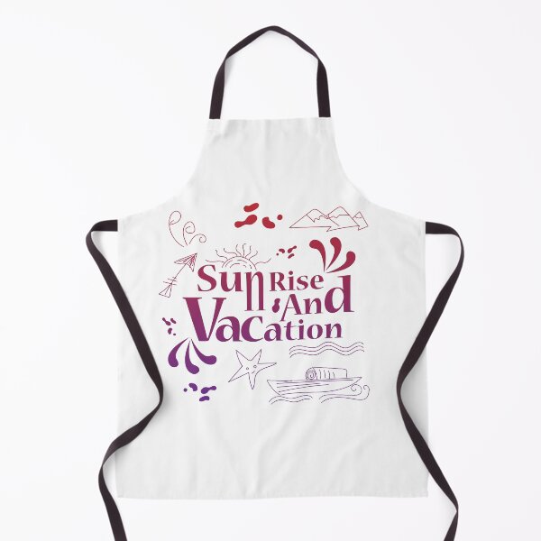 Item preview, Sunrise and vacation doodle art designed and sold by feel-free-store.