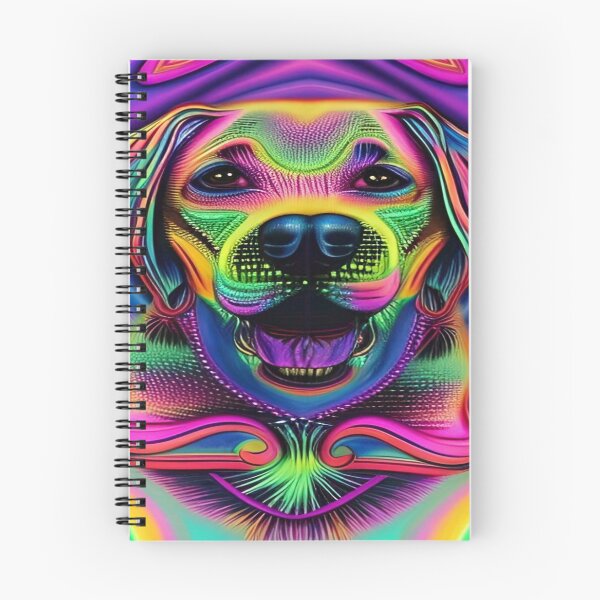 Item preview, Rainbow Doggy Abstraction Pets Dog Puppy Love Spectacular Doglove designed and sold by ValleyDream.