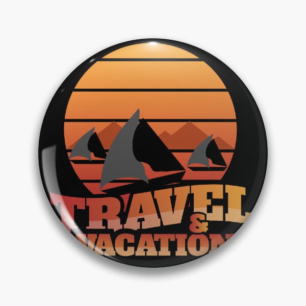Item preview, Travel and vacation graphic badge art designed and sold by feel-free-store.