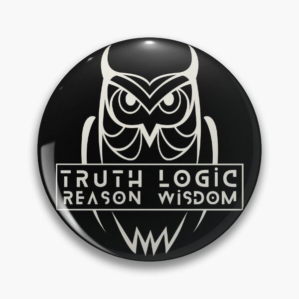 Item preview, Owl Truth Logic Wisdom Reason White designed and sold by Yiorgos Designs.