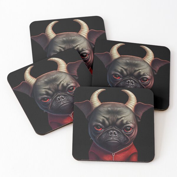 Item preview, Devil pug designed and sold by AnimalArtPhotos.