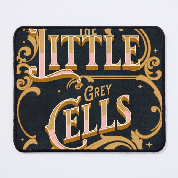 Item preview, Poirot The Little Grey Cells - Gold Palette designed and sold by Niina Niskanen.