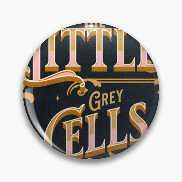 Item preview, Poirot The Little Grey Cells - Gold Palette designed and sold by Niina Niskanen.