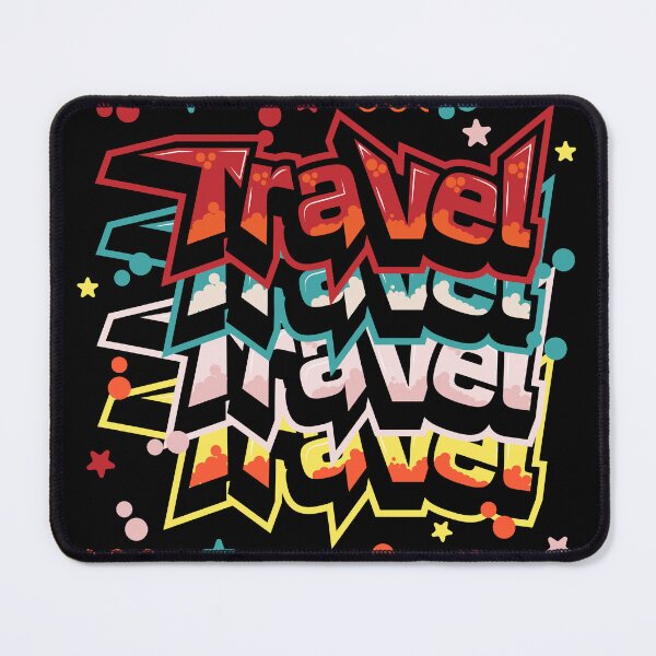 Item preview, Travel and vacation graffitti style text art designed and sold by feel-free-store.