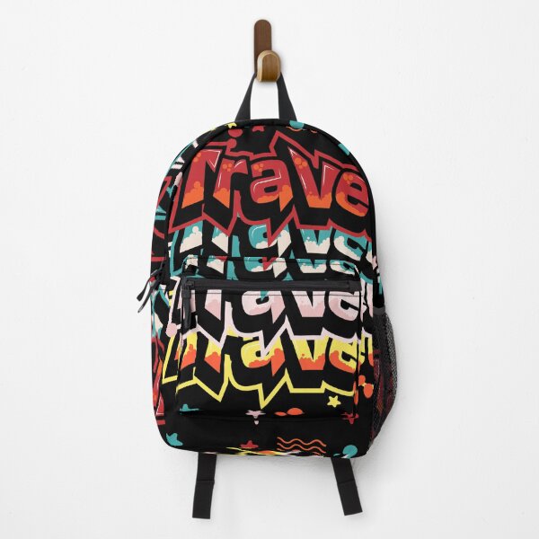 Item preview, Travel and vacation graffitti style text art designed and sold by feel-free-store.