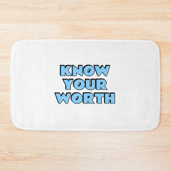 Item preview, Know your worth - self worth affirmations - love yourself designed and sold by Inspirationmotivation.