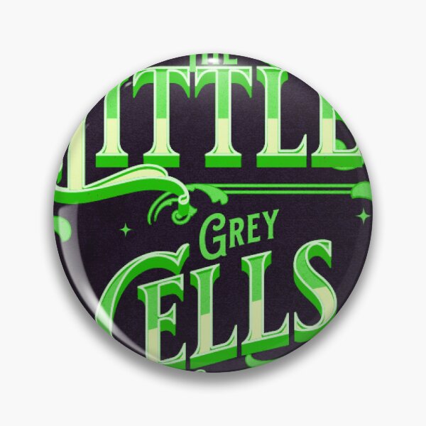 Item preview, Poirot The Little Grey Cells - Green Palette designed and sold by Niina Niskanen.