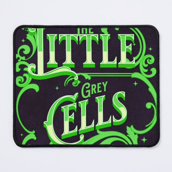 Item preview, Poirot The Little Grey Cells - Green Palette designed and sold by Niina Niskanen.