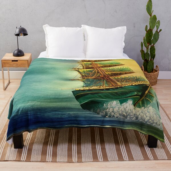 Item preview, With the sailing ship through rough seas designed and sold by TeschWerks.