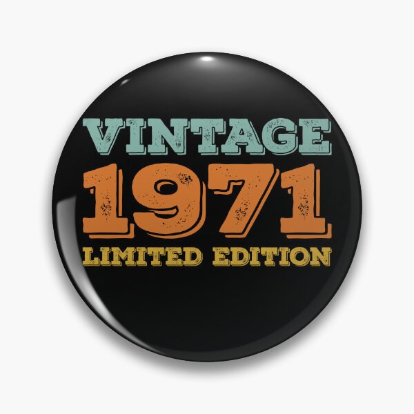 Item preview, VINTAGE 1971 LIMITED EDITION DISTRESSED RETRO BIRTHDAY GIFT IDEA designed and sold by Kipcio.