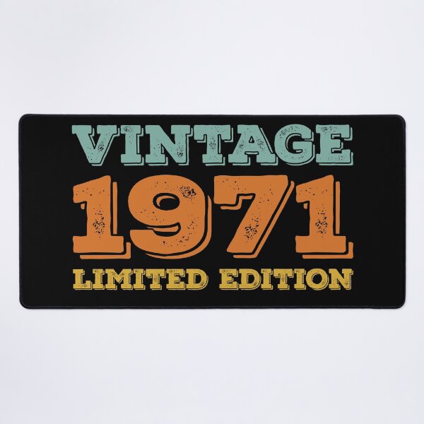 Item preview, VINTAGE 1971 LIMITED EDITION DISTRESSED RETRO BIRTHDAY GIFT IDEA designed and sold by Kipcio.