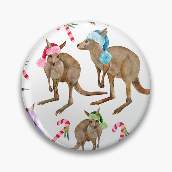 Item preview, Aussie Christmas Kangaroo  designed and sold by Sketchbook Designs.