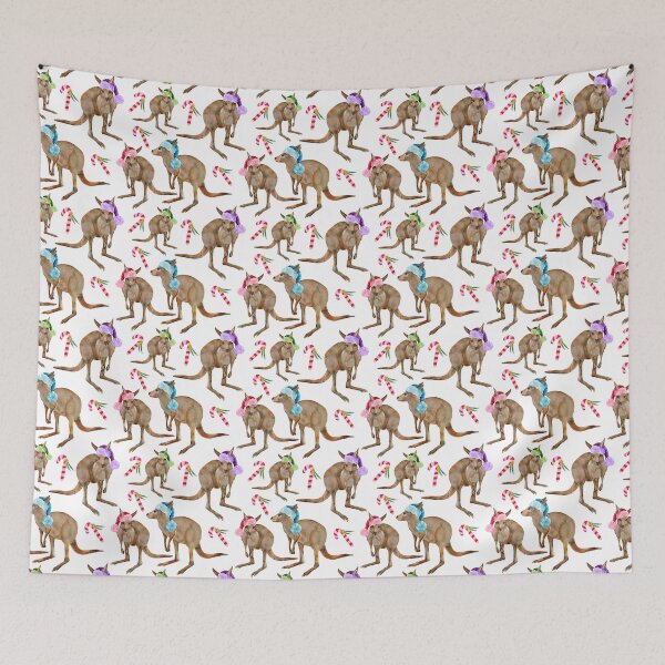 Item preview, Aussie Christmas Kangaroo  designed and sold by Sketchbook Designs.