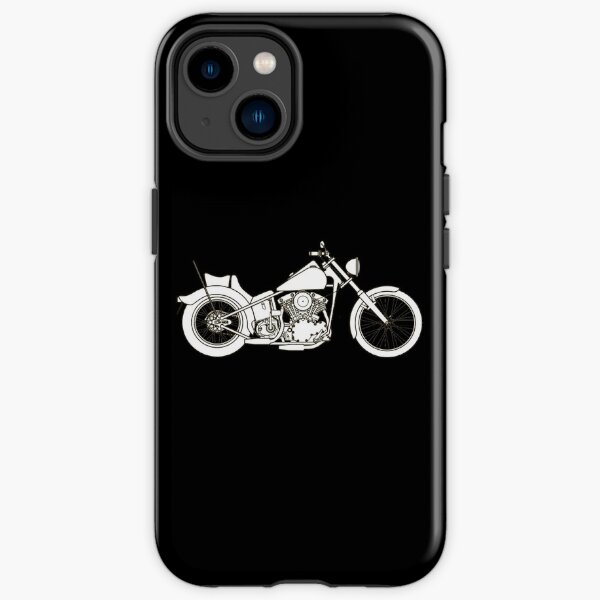 Harley line drawing iPhone Tough Case