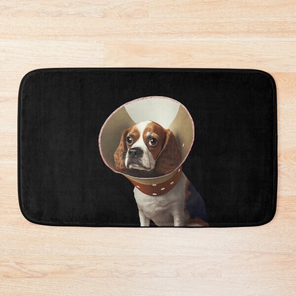 Item preview, Dog wearing cone collar designed and sold by AnimalArtPhotos.