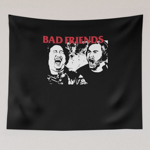 Item preview, bad friends merch designed and sold by ChanceThiel.